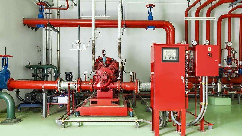 Fire pump room installation